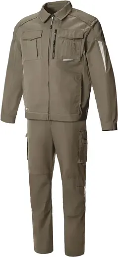 Союзспецодежда Status New костюм (куртка + брюки 52-54) 170-176 серый хаки