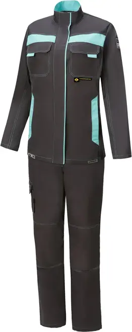 Союзспецодежда Star костюм женский (куртка + брюки 48-50) 170-176 графит/мятный