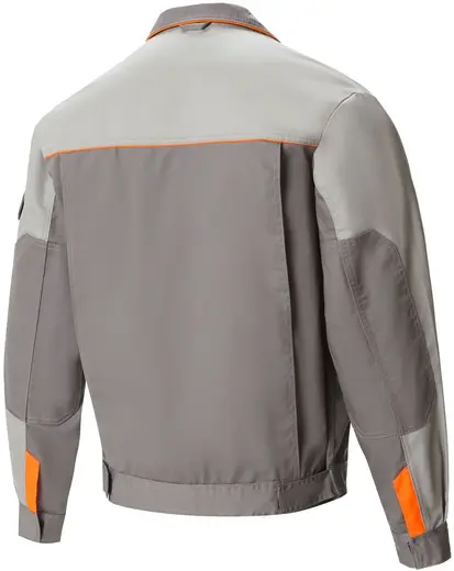 Союзспецодежда Профессионал-1 костюм (куртка + брюки 52-54) 194-200 темно-серый/светло-серый
