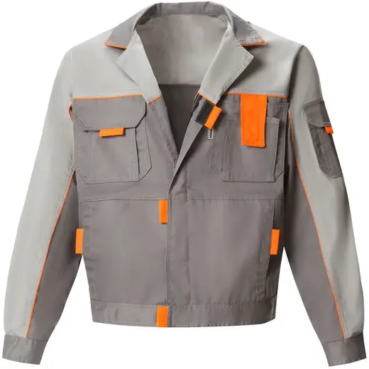 Союзспецодежда Профессионал-1 костюм (куртка + брюки 64-66) 182-188 темно-серый/светло-серый