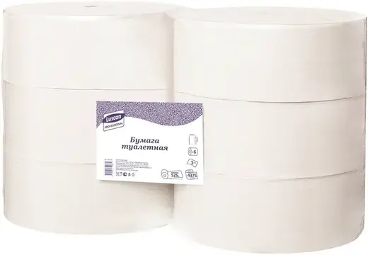 Luscan Professional бумага туалетная (6 рулонов в упаковке) 1 слой (95*95*525*250 мм)