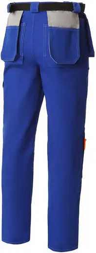 Союзспецодежда Профессионал брюки (52-54) 170-176 василек/светло-серые