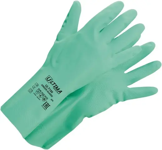 Ultima 150 Green Guard перчатки нитриловые (11/XXL)