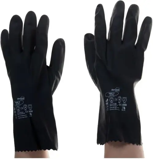 Манипула Специалист КЩС-2 перчатки латексные (7-7.5/S)