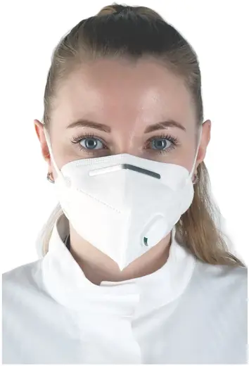 Союзспецодежда маска из нетканого материала с клапаном КN95 FFP1, до 4 ПДК