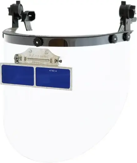 Росомз КБТ Визион Titan 80353 щиток защитный с козырьковыми очками (220 * 315 мм)