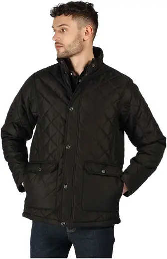 Regatta Professional Тайлер TRA 441 куртка мужская стеганая (44-46 (S) черная