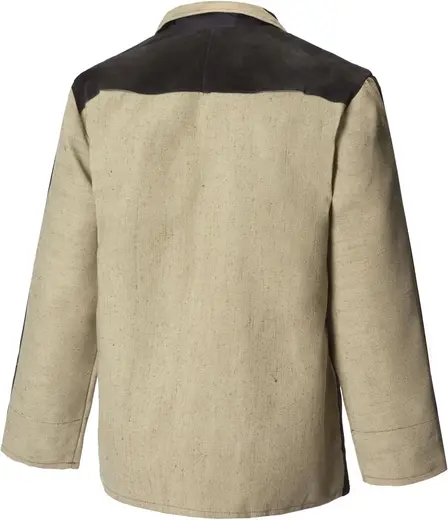 Союзспецодежда костюм для сварщика брезентовый (куртка + брюки 52-54) 170-176 брезент, спилок