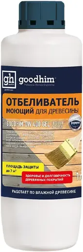 Goodhim DW400 Gel отбеливатель моющий для древесины (1 л)