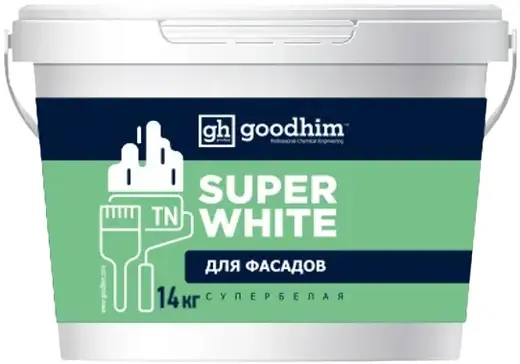 Goodhim TN Super White краска для фасадов супербелая (8.8 л) супербелая