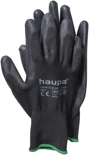 Haupa перчатки (10/XL) черные