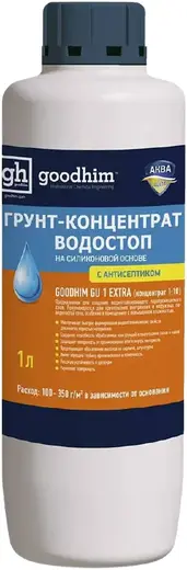 Goodhim Водостоп GU1 Extra грунт-концентрат на силиконовой основе с антисептиком (1 л)