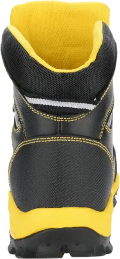 Bazaltron ботинки (39) черные/желтые подносок композитный