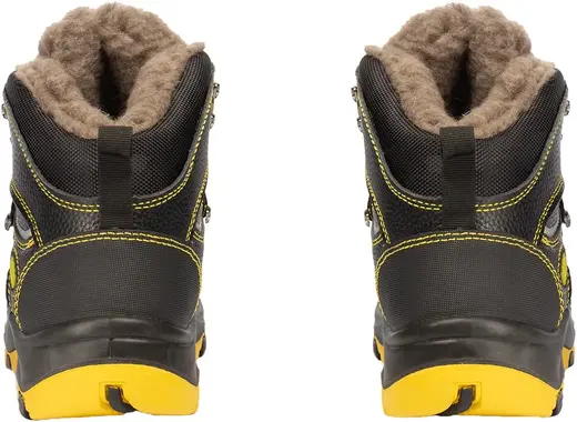 Bazaltron ботинки (41) черные/желтые
