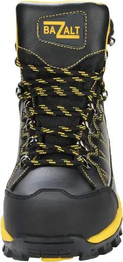 Bazaltron ботинки (44) черные/желтые подносок композитный