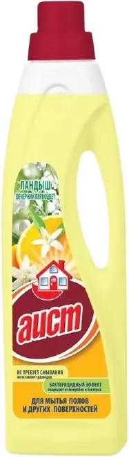Аист Ландыш и Вечерний Первоцвет средство для мытья полов и других поверхностей (950 мл)