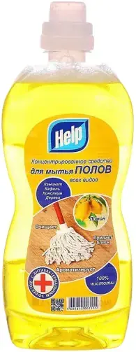 Help Лимон средство для полов всех типов концентрированное (1 л)