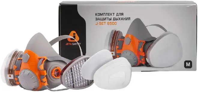 Jeta Safety J-Set 6500 многоразовая полумаска с клапаном (M)