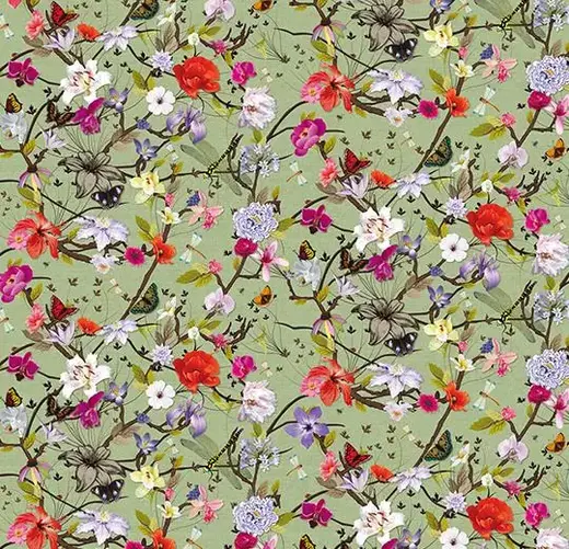 Forbo Flotex Vision флокированное ковровое покрытие Floral 840003 Botanical