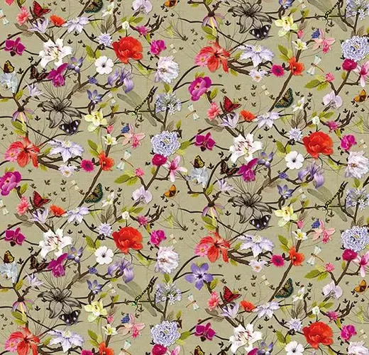 Forbo Flotex Vision флокированное ковровое покрытие Floral 840004 Botanical
