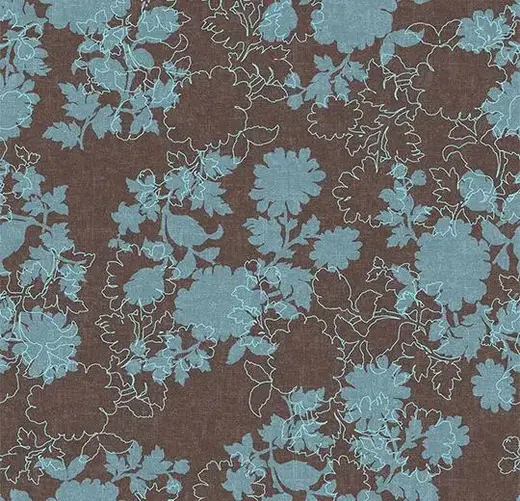Forbo Flotex Vision флокированное ковровое покрытие Floral 650007 Silhouette