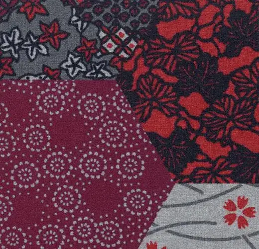 Forbo Flotex Vision флокированное ковровое покрытие Floral 200003 Ecosystems Kimono