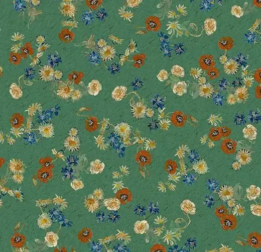 Forbo Flotex Vision флокированное ковровое покрытие Pattern 943 Van Gogh
