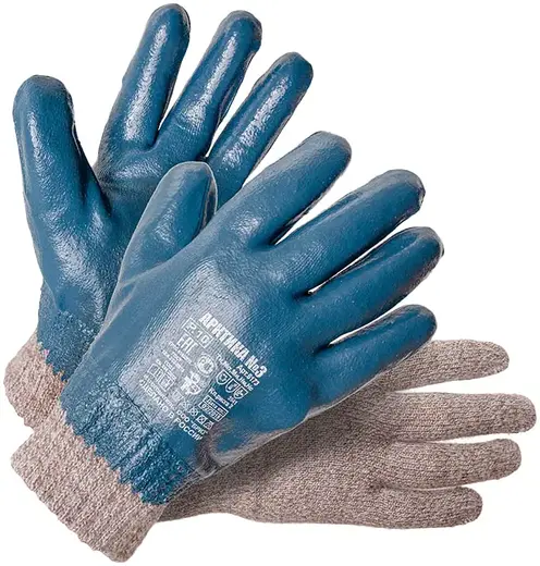 Ампаро Арктика №3 перчатки утепленные (11) двойные, класс вязки 7