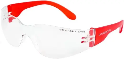 Росомз 015 Hammer Active Алмаз очки (открытый тип) 2С-1.2 PC бесцветные