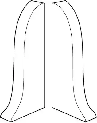 Tarkett SD 60 заглушка к плинтусу (правая + левая) Neapol Plane Tree 240