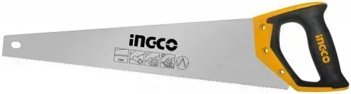 Ingco Industrial ножовка по дереву (300 мм) 13 зубьев 410 мм углеродистая сталь