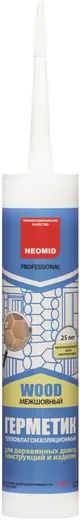 Неомид Wood Professional Межшовный герметик тепловлагоизоляционный (310 мл) тик