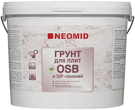 Неомид грунт для плит OSB и SIP-панелей (14 кг)