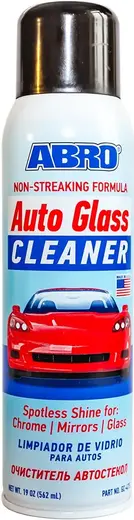 Abro Non-Streaking Formula Auto Glass Cleaner очиститель автостекол пенный (562 мл)