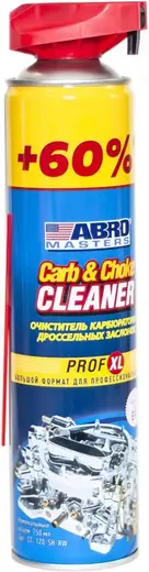 Abro Masters Carb & Choke Cleaner Prof XL очиститель карбюратора и дроссельных заслонок (650 мл спрей-помощник)