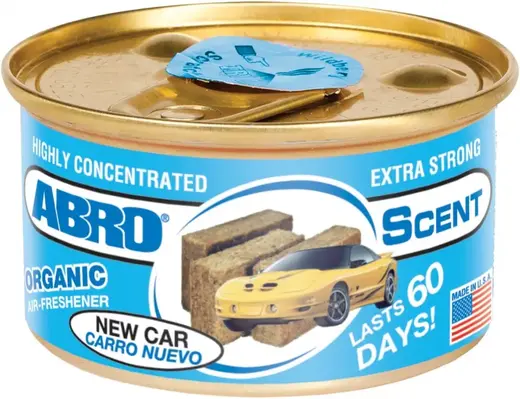 Abro Scent Organic Air-Freshener освежитель воздуха для автомобиля (42 г) новая машина