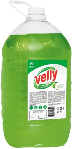 Grass Velly Light Зеленое Яблоко средство для мытья посуды (5 кг)