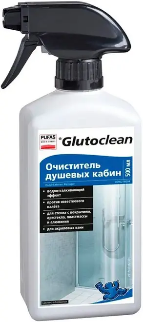 Пуфас Glutoclean Duschkabinen Reiniger очиститель душевых кабин (500 мл)