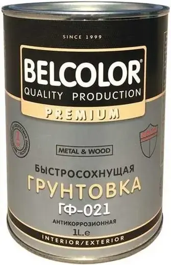 Belcolor Premium BLC ГФ-021 грунтовка антикоррозионная быстросохнущая (1 кг) красно-коричневая