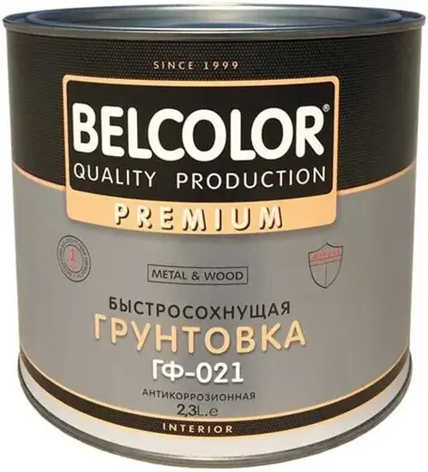 Belcolor Premium BLC ГФ-021 грунтовка антикоррозионная быстросохнущая (2.4 кг) красно-коричневая