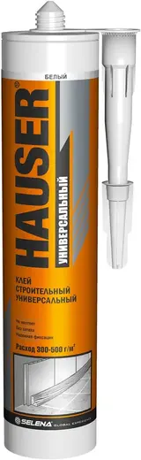 Hauser клей строительный универсальный (310 г) белый