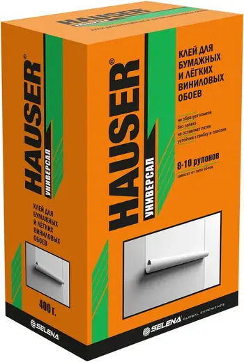 Hauser Универсал клей для бумажных и легких виниловых обоев (400 г)
