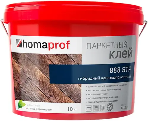 Homa Homaprof 888 STP клей паркетный гибридный однокомпонентный (10 кг)