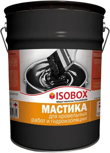 Технониколь Isobox мастика кровельная гидроизоляционная (22 кг)