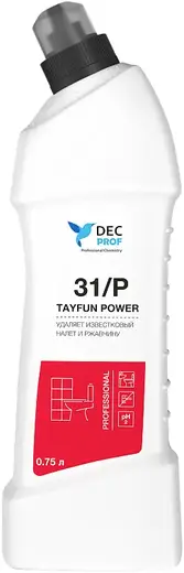 DEC Prof 31/P Tayfun Power средство для мойки санузлов и ванных комнат (750 мл)