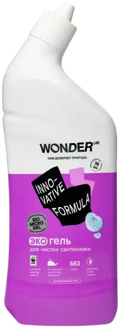 Wonder Lab экогель для чистки сантехники (750 мл)