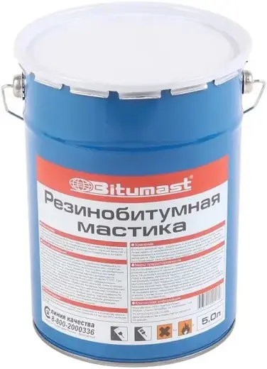 Bitumast мастика резинобитумная (5 л)