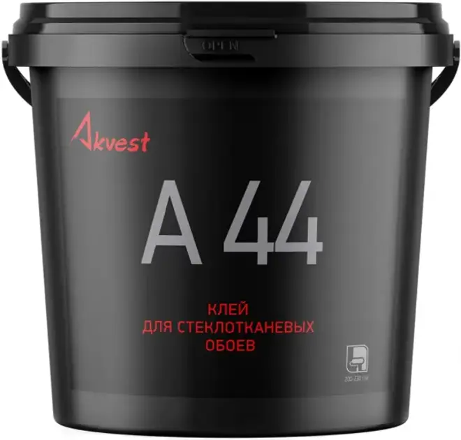 Аквест A 44 клей для стеклотканевых обоев (10 кг)