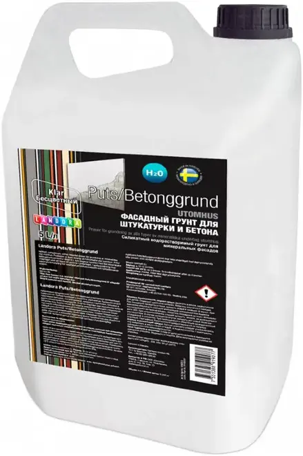 Landora Puts Betonggrund фасадный грунт для штукатурки и бетона (5 л) бесцветный
