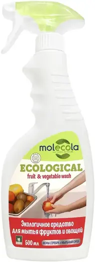 Molecola Ecological Fruit & Vegatable Wash экологичное средство для мытья фруктов и овощей (500 мл)